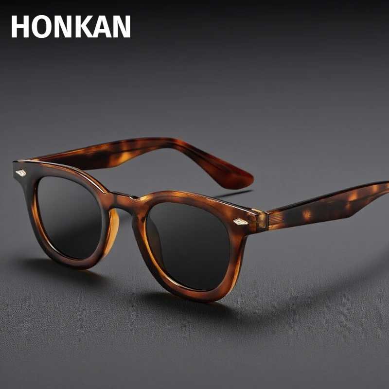 

Fashion Polarized Small Round Sunglasses Women Men Brand Designer Vintage Tortoise Square TR90 Sun Glasses Lunettes De Soleil