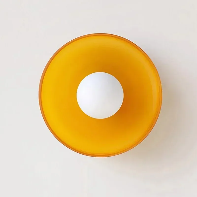 Glass Wall Lamp Ceiling Light G9 Bulb Wall Sconce Modern Dual Purpose For Living Room Hallway Balcony Bedroom Bedside Fixtures