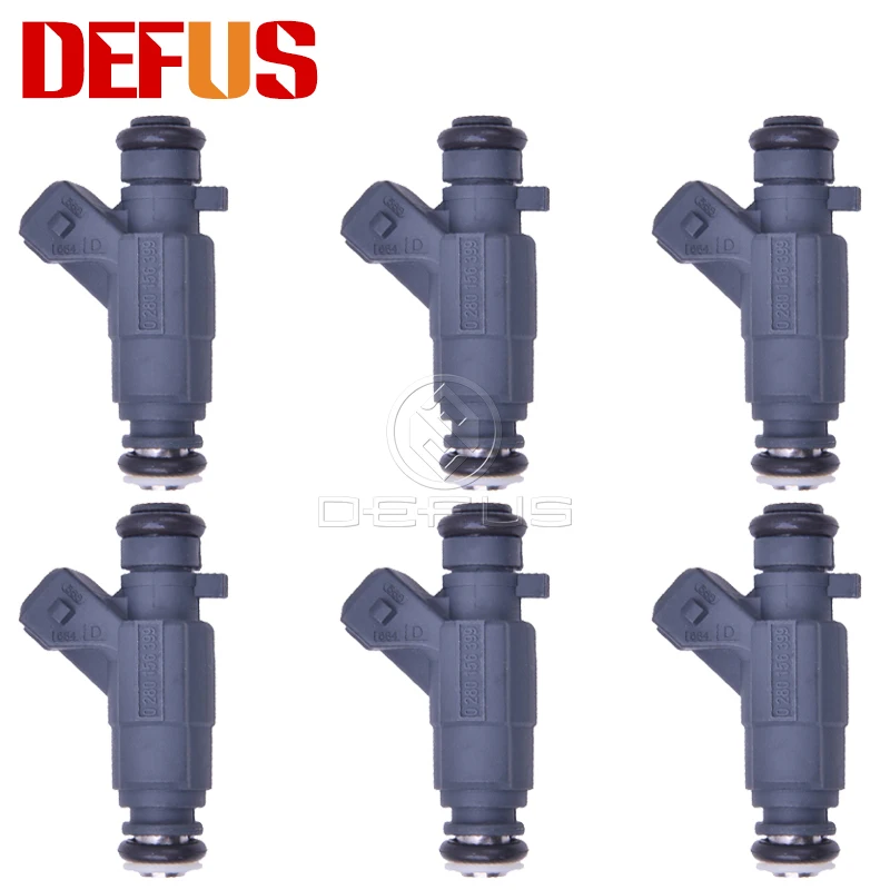 

DEFUS 6 шт. топливная форсунка OEM 0280156399 для VOLKSWAGEN Gol Fox Crossfox Motor 1,6 л 8 В Flex, высокое качество, Новое поступление, новинка