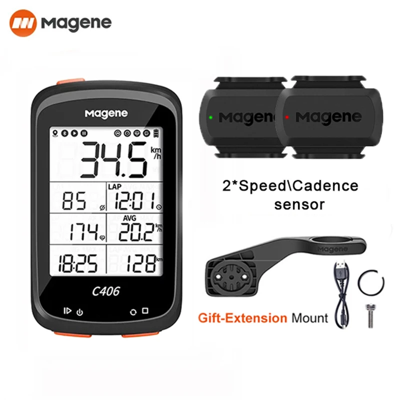 

Magene C406 Bicycle GPS Computer MTB Road Cycle Smart Wireless Waterproof Speedometer Garmin Bike Accessories S3+ H64 For Strava