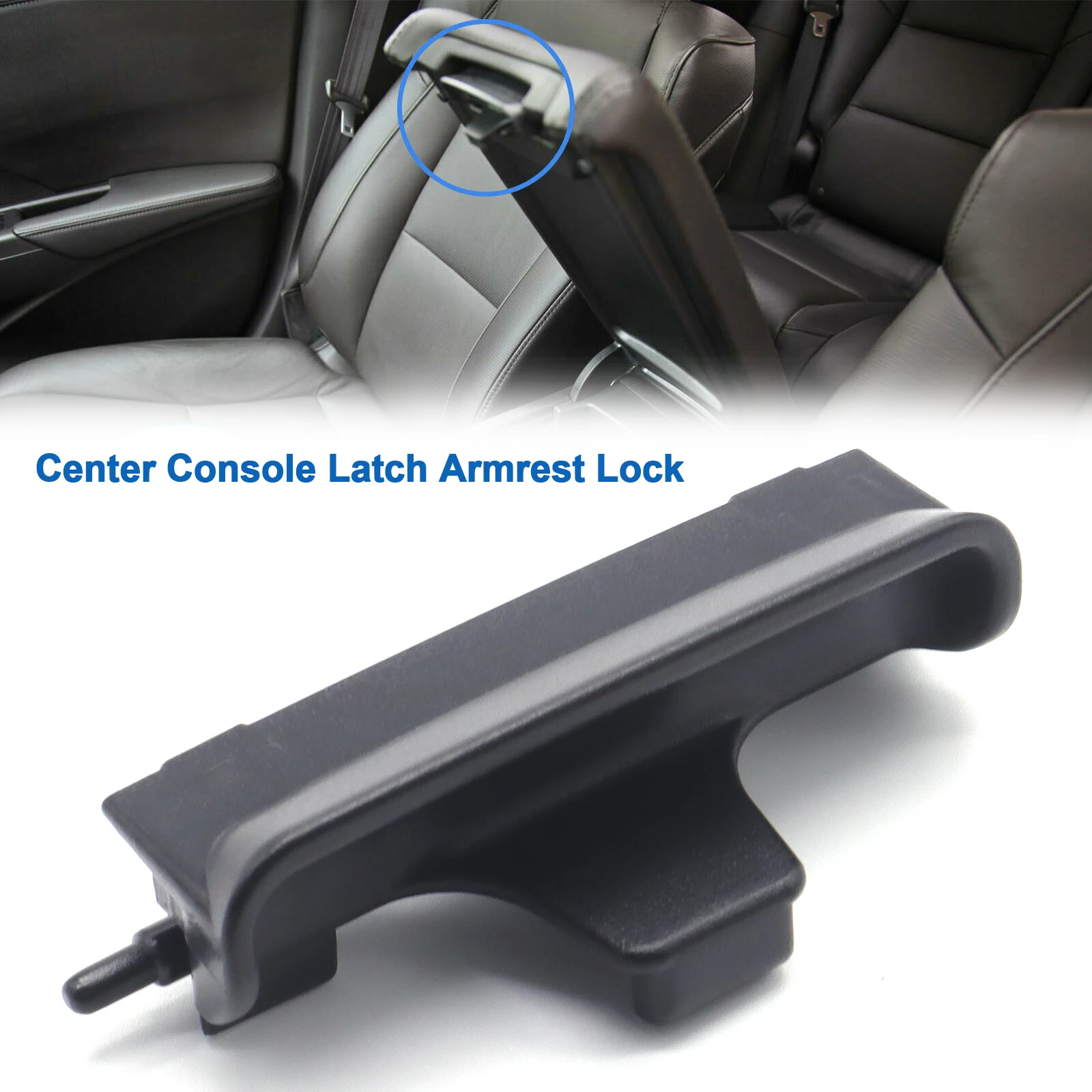 Center Console Trava Braço Tampa Trava Da Tampa do carro Capa Preta Para Acura RDX 83417-TX4-A01 Acessórios Do Carro 2013 2014 2015 2016 2017 2018