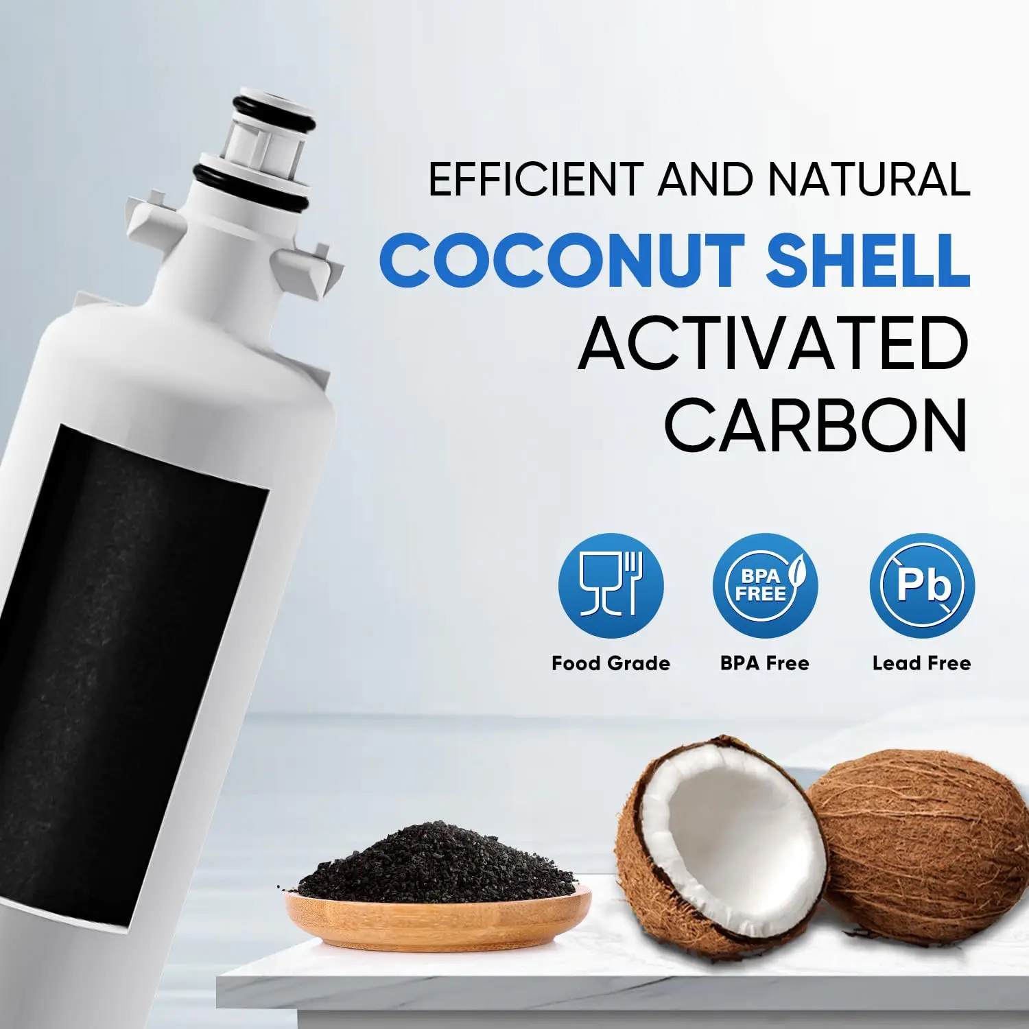 12-1 pezzi Adq360061 filtro acqua di ricambio per LG Lt700p Adq36006101 Lfds22520s, Kenmore 469690 Adq36006102 Lfxc24726s filtro