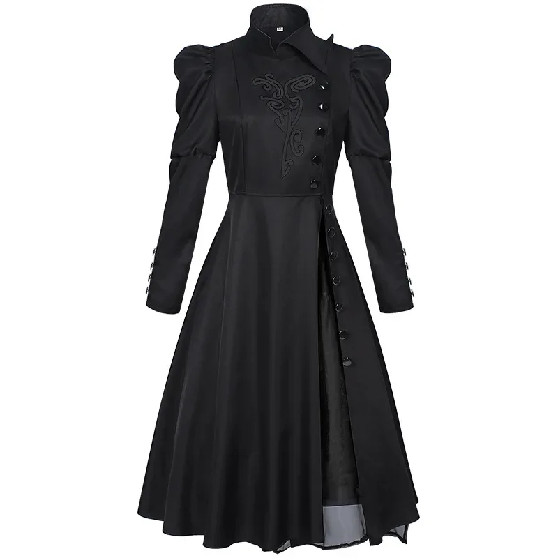 Wicked Witch Elphaba Cosplay Wizard Black Long Dress Cloak Hat Full Set Role Play Outfit Halloween Costume Cape Carnival Party