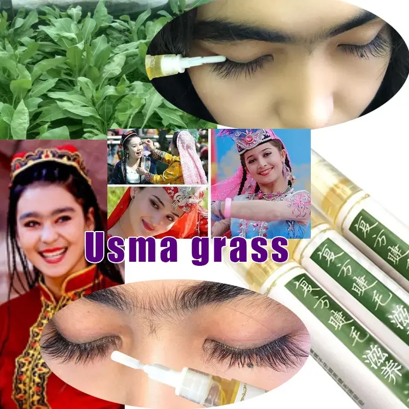 Usma Grass Eyelash Nourishing Liquid Nutrient Liquid Promotes Hairline Eyebrow Eyelash Hair Seam Growth Grass Juice Pulp