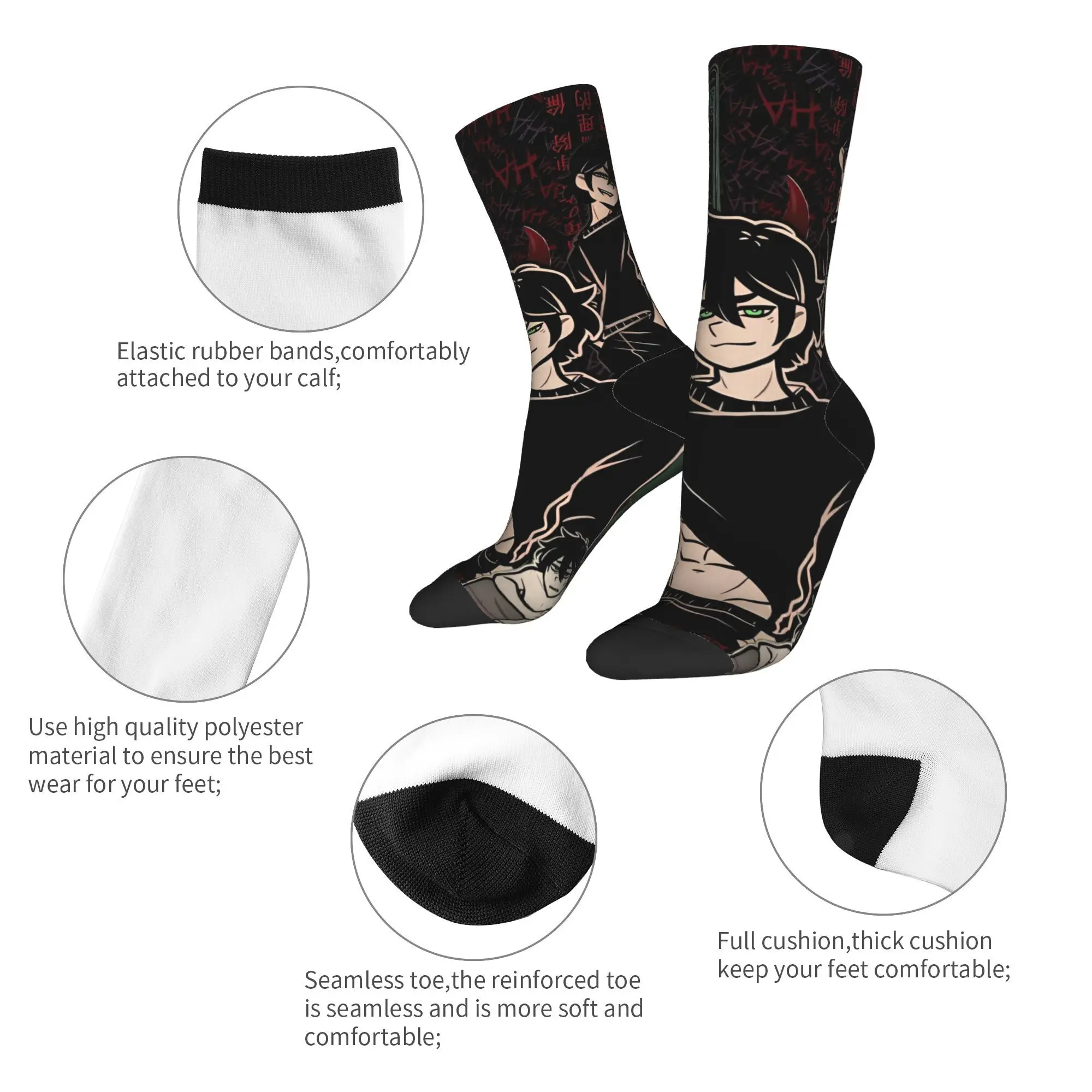 Game The Coffin Of Andy En Leyley Sokken Kawaii Kousen Paar Zachte Ademende Running Sportsokken Herfst Anti Slip Sokken