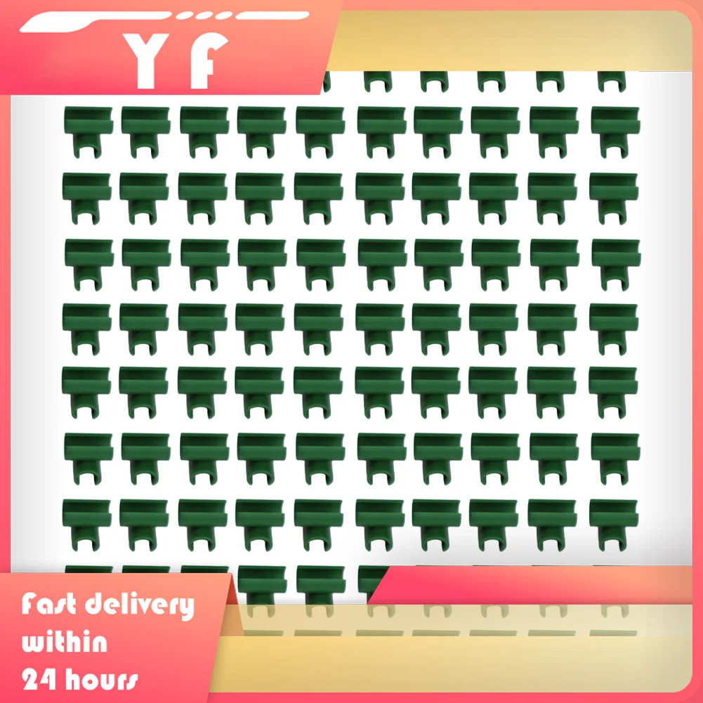 

100PCS Trellis Plant Connector Clips Rotatable Rod Connector Support Rack Buckle Bracket Sun Screen Rod Connector Climbing Perg