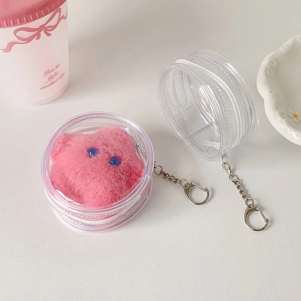 1pcBadge Storage Bag Transparent Celebrity Anime Doll Storage Display Pendant Bag Doll Bag Keychain Cartoon Figurine Pendant Bag