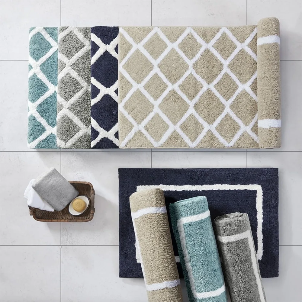 

Arlo Reversible High Pile Tufted Microfiber Bath Rug