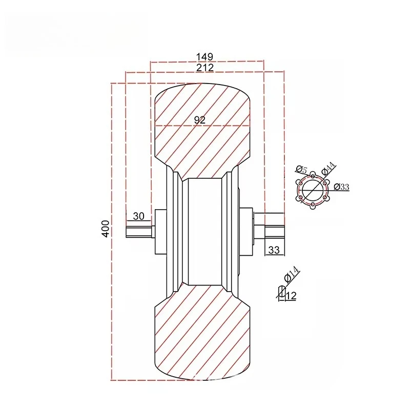 High Torque 24V 16 Inch 200Kg 60N.M Low Speed Brushless Geared Electric Hub Wheel Motor Kit 500W IP54 for Electric Bike
