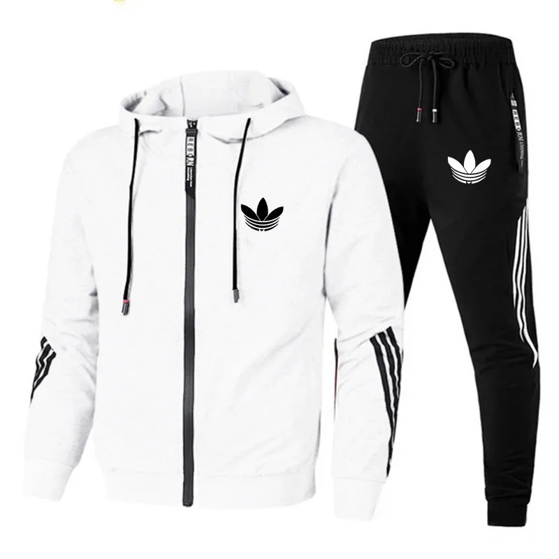 2025 primavera e outono marca hoodie conjunto moda masculina calças de marca casual jogging roupas esportivas