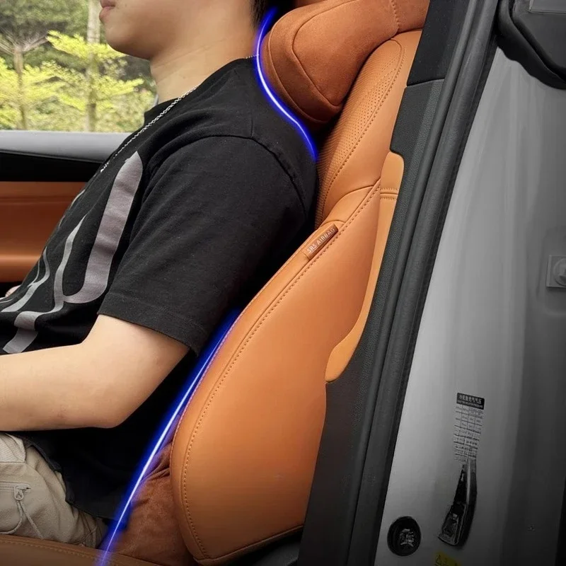 For Xpeng G9 Headrest Waist Rest Comfortable Neck Pillow Neck Pillow Waist Protection Car Products Cushion Seat Waist Support