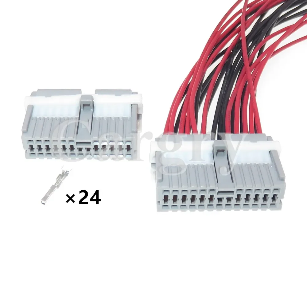 

1 Set 24P Auto Wiring Harness Connector MG653537-4 AC Assembly Electric Plug With Terminals