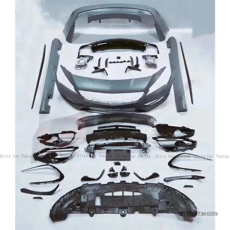 

Car Bumper for Class W117 Upgrade CLA45 Body Kit Front Bumper Rear Bumper Side Skirt 2013-2018