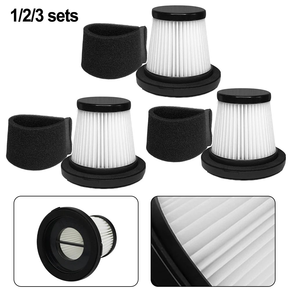 

1/2/4 Sets Of Vacuum Cleaner Filters: Washable, Reusable Filters For Morse For G10 Cordless Vacuum Cleaner
