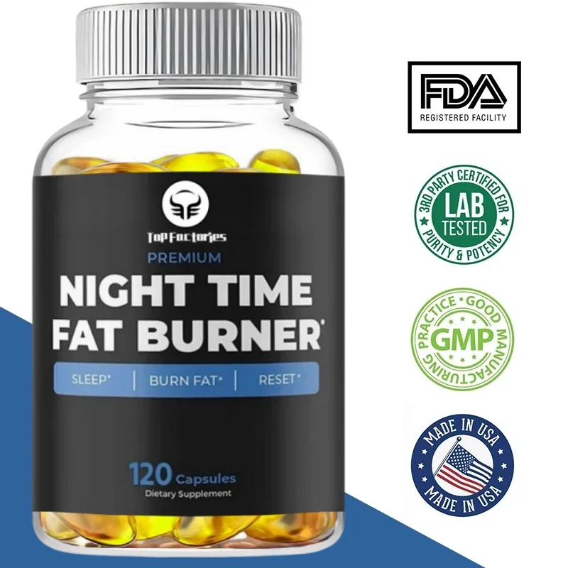 Night Fat , Sleep Aid Supplement, And Appetite Suppressant For Men And Women -120 Pills Of Non Stimulant Hormone