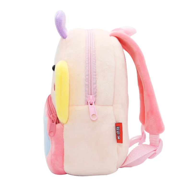 Mochila escolar con nombre personalizado para niños y niñas, morral bonito de animales y mariposas para guardería de 3 a 6 años