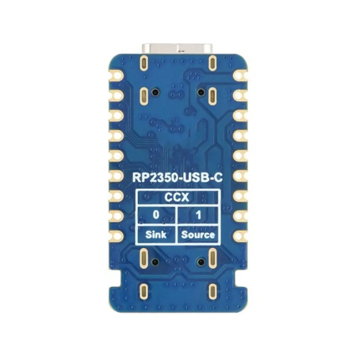 Carte de développement USB-C RP2350A, 2 pièces, capteur de température intégré pour carte de développement Mini MCU RP2350A