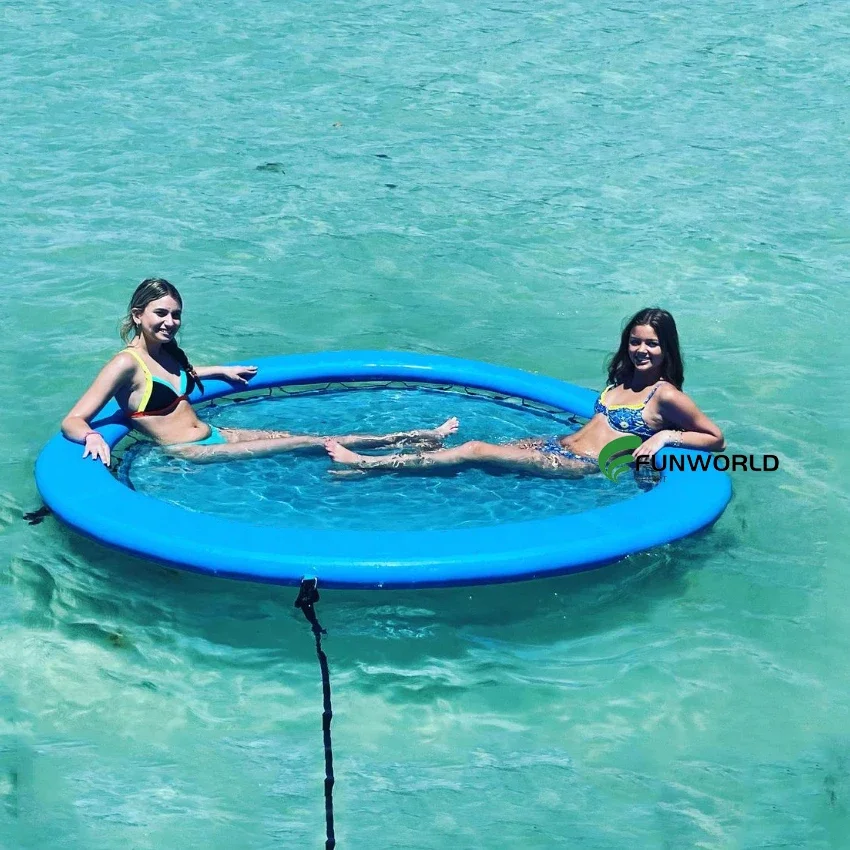 Picture 5: Hammock Inflatable Pool Float With Air Pump Premium Swimming Pool Lounger Multi-Purpose Pool Hammock