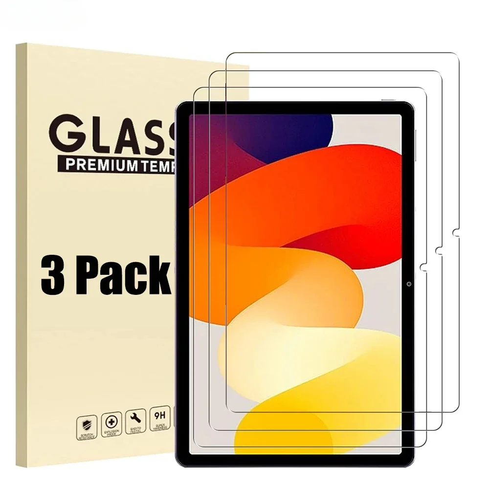 

3Pcs Tempered HD Screen Protector for Xiaomi Redmi Pad SE 11 Protective Film For Xiaomi mi Pad 5 6 6s Pro 12.4 Redmi Pad 10.6