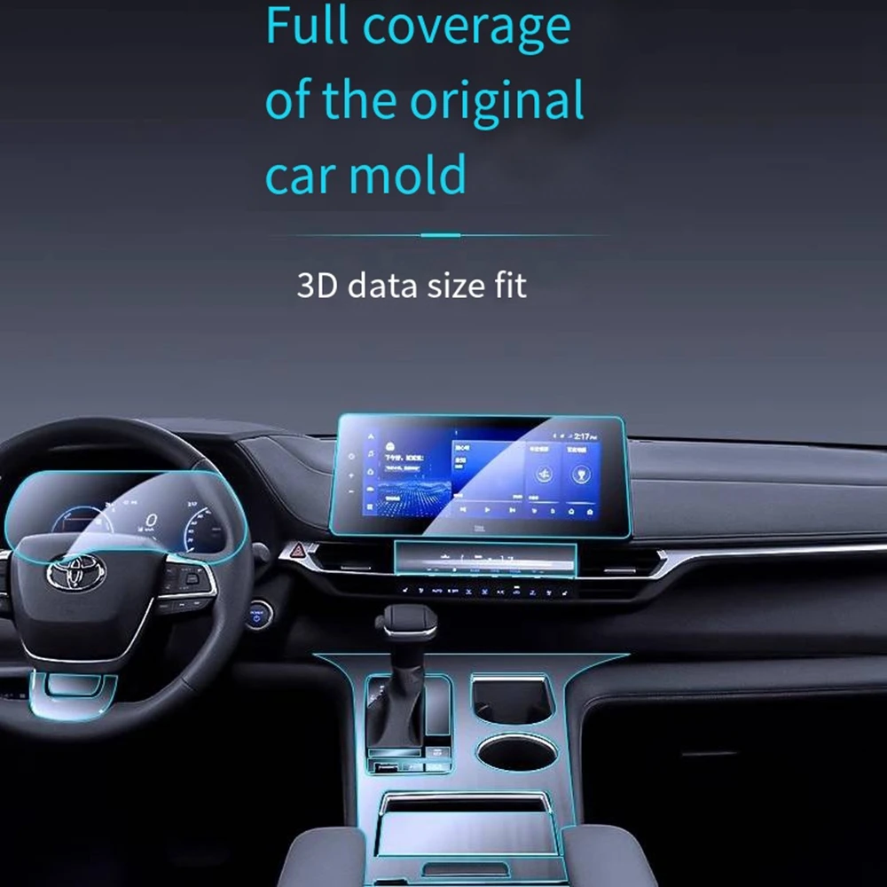Car Interior Center Console Media Dashboard Navigation TPU Protector Film For Haval H6 3th 2021-2023 Car Accessories