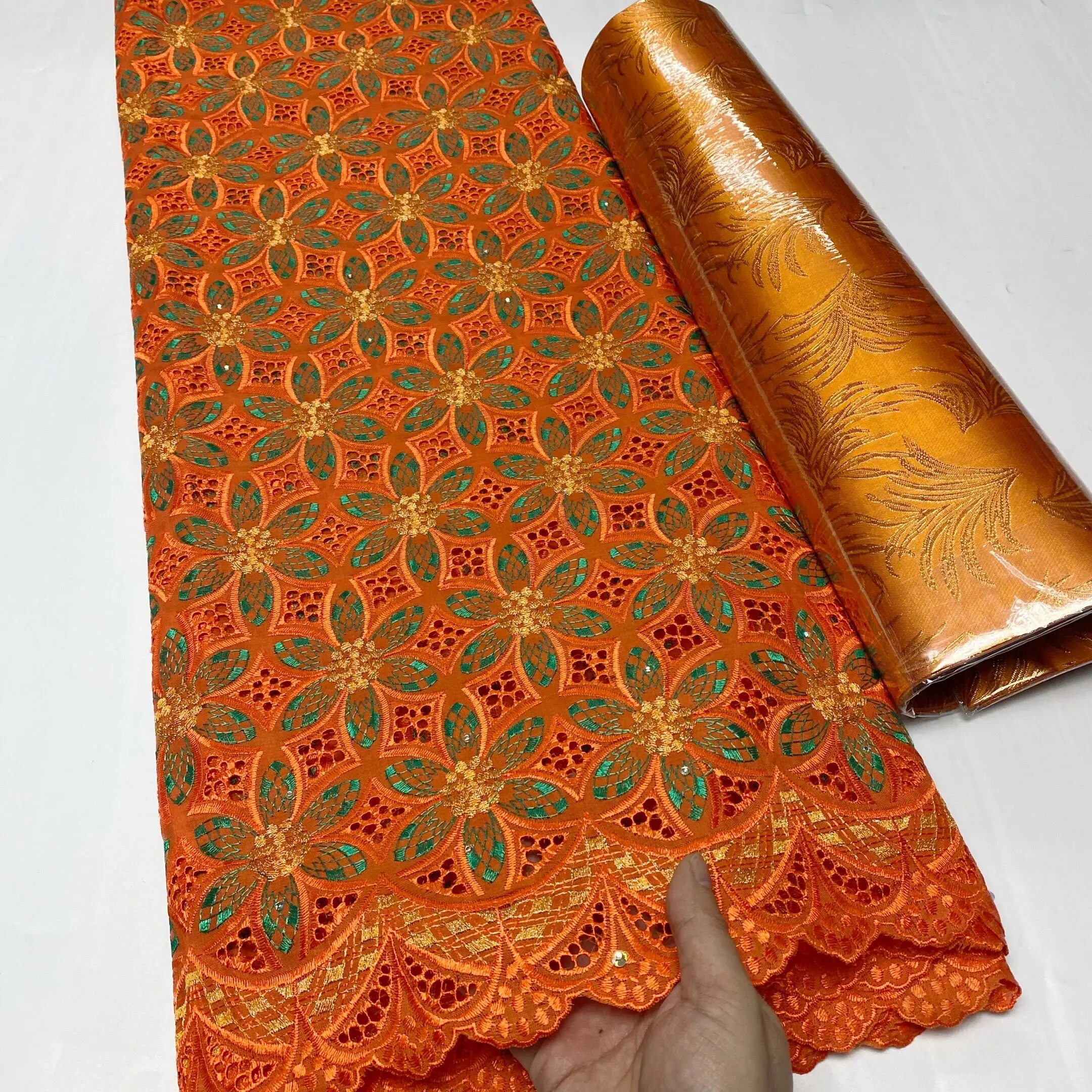 

NICEME High Quality African Swiss Voile Lace With Stones Nigerian Lace Fabrics For Sewing OK7001