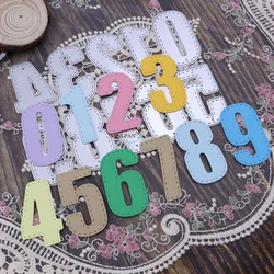 6cm cyfry do cięcia metalu szablon do wytłaczania papieru Scrapbooking kartka z życzeniami rękodzieło DIY wycinki