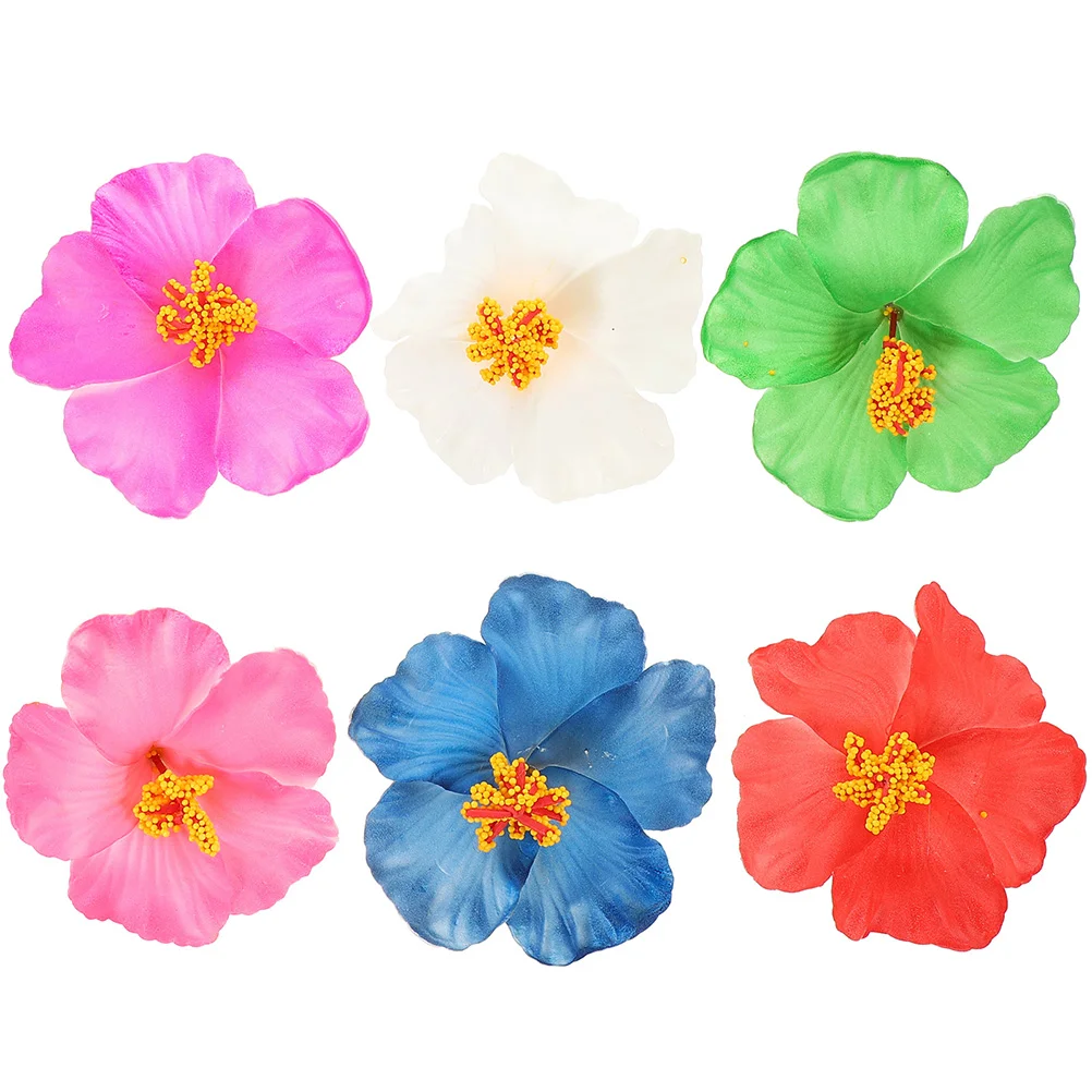 6 Pcs to Weave Bridesmaid Flower Girl Headpiece Brooches Hair Clips for Thick Eva Girls