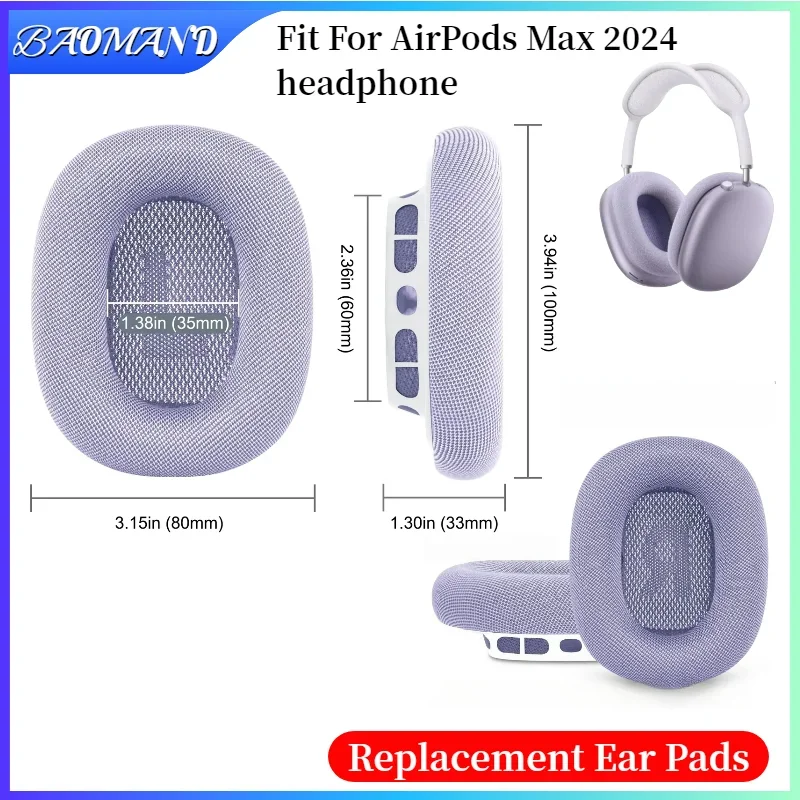 

Ear pads for AirPods Max 2024 Headset Earmuff Earphone Sleeve BAOMAND