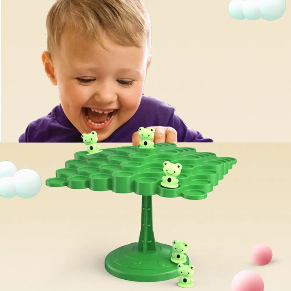 Counting Game Children Gifts Plastic Frog Balance Tree Balancing Board Game Montessori Math Counting Toy Balancing Scale Board