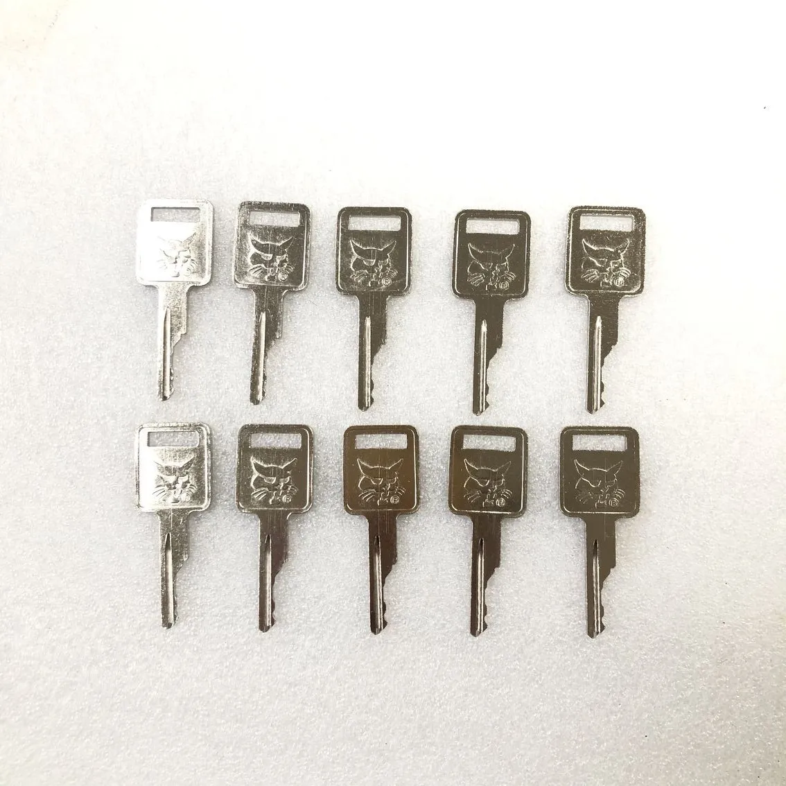 10PCS D250 Key 6693241 For Bobcat Skid Steer Loaders and Mini Excavator