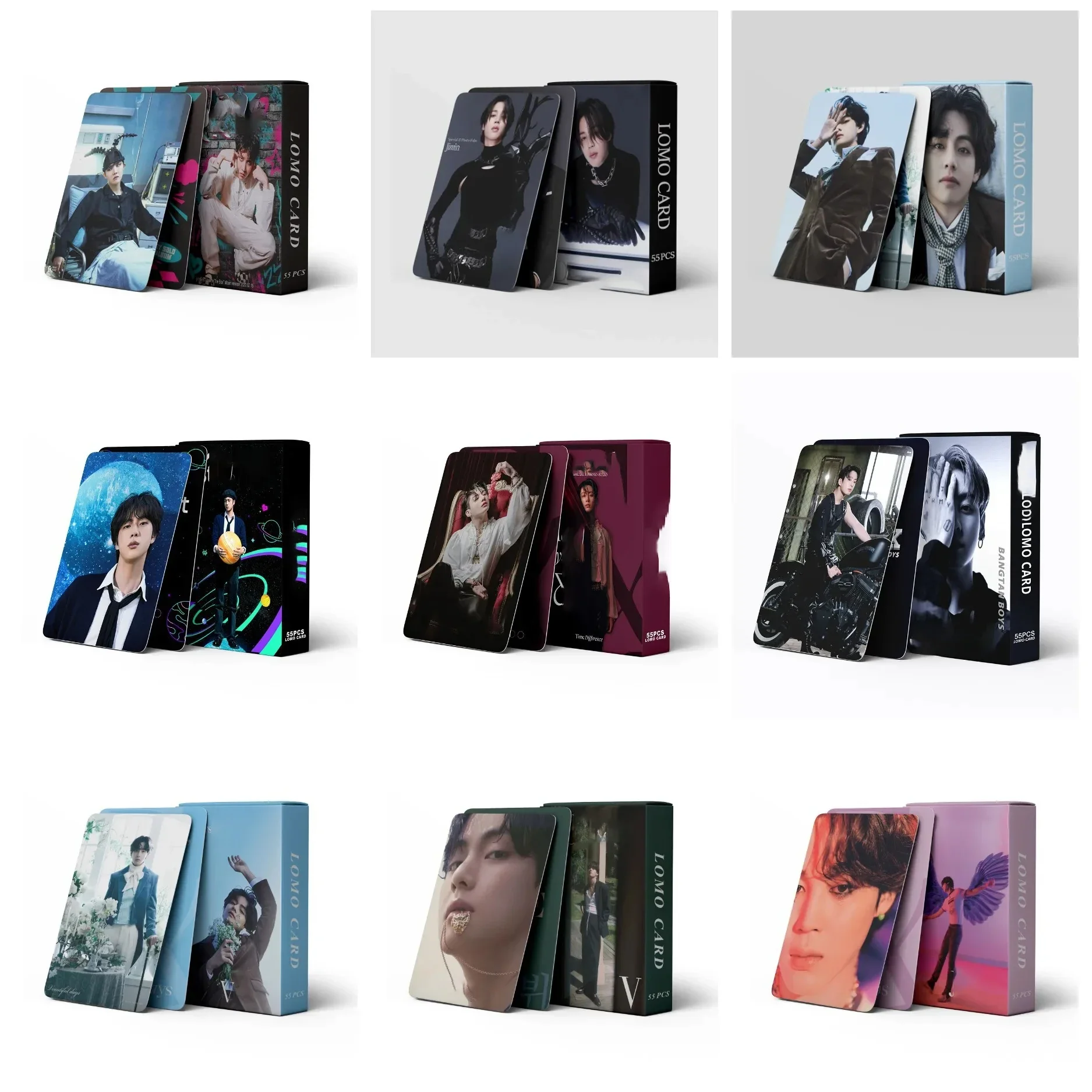 

55Pcs/box Photocards Lomo Cards Photo Card for Fans Collection