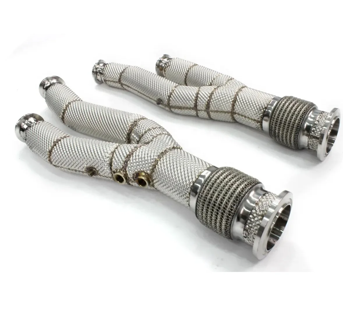 

304 Stainless Steel Exhaust Pipe For Lamborghini LP700 LP720 LP750 Exhaust Downpipe With Heat Shield