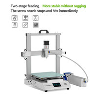 NEW Tronxy 3D Printer Moore 2 PRO Clay Metal OSG 15 Rails Silent Drive i3 Smoothly Structure Ceramic Building Size 255*255*260mm