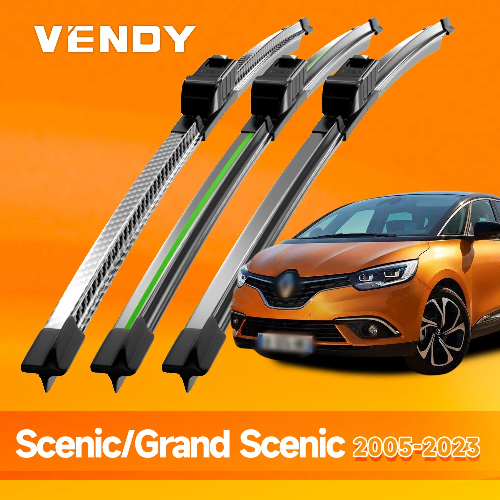 2 stücke Für Renault Scenic Grand Scenic 2 3 4 2005-2023 Frontscheibe Wischer Klingen Windschutzscheibe Fenster Zubehör 2006 2009 2016