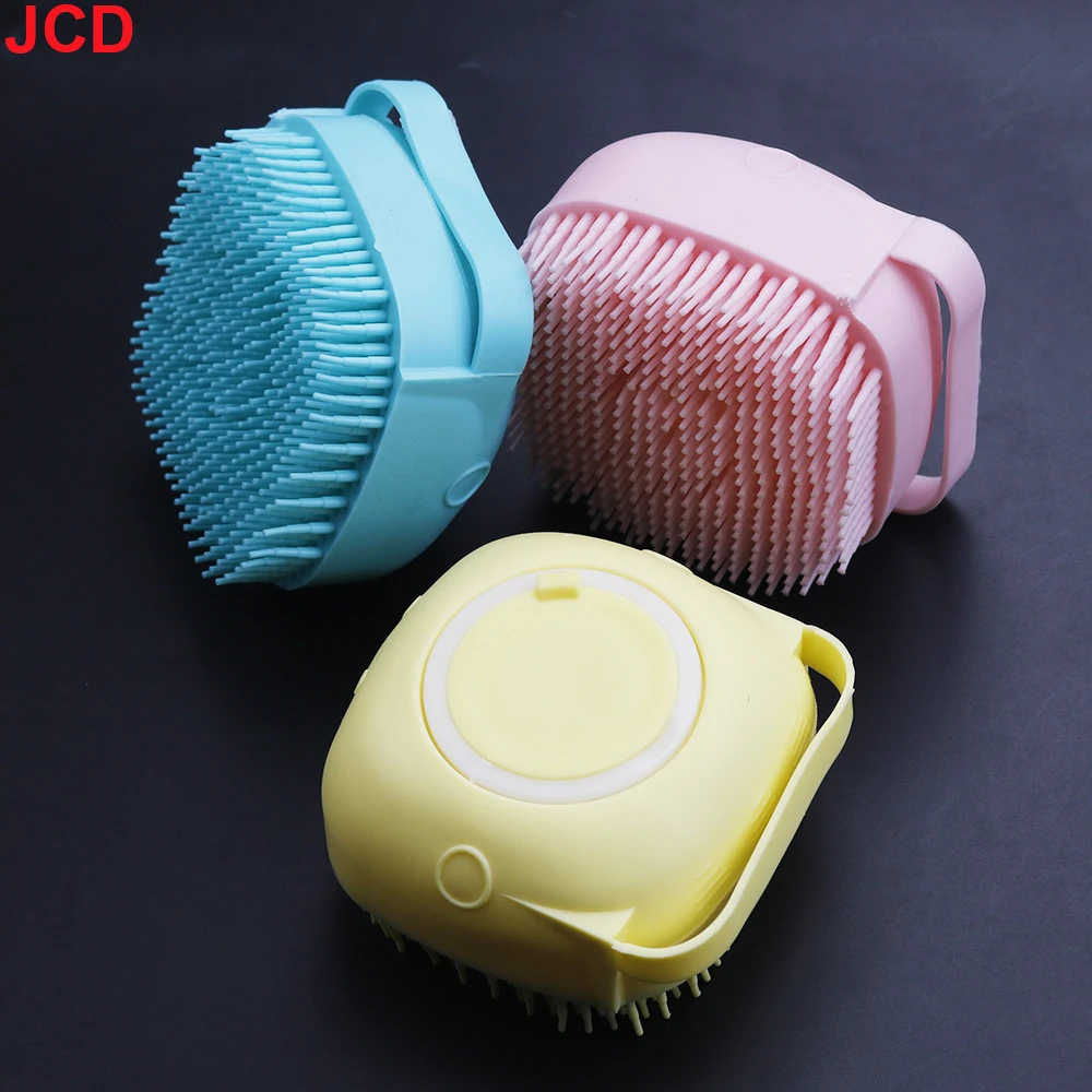 JCD Back Massager Dead Skin Remover Bathing Tools Silicone Body Scrub Exfoliating Shower Brush Bath Exfoliator Skin Cleaner