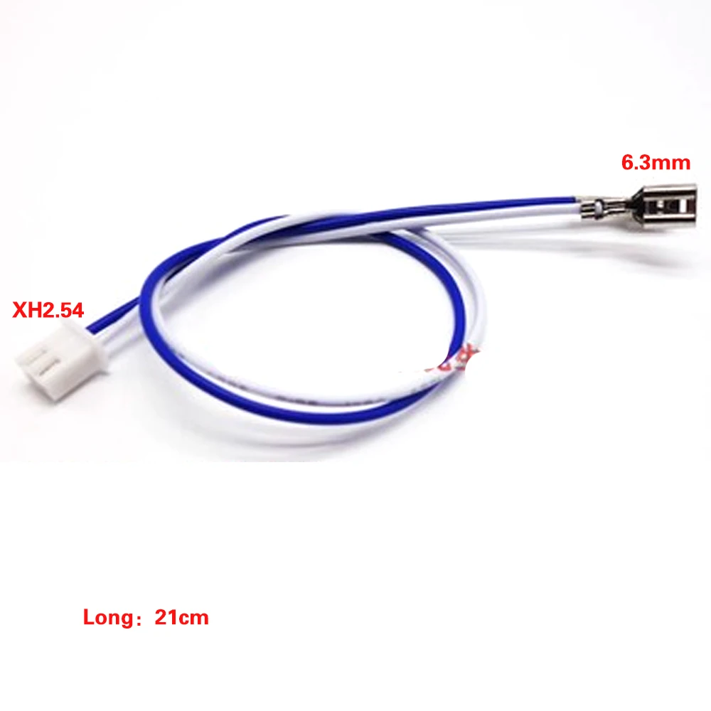 20PCS XH2.54 Oder DuPont Kabel 2 Pin 4,8mm 2,8mm Stecker Draht Für Null Verzögerung Arcade USB Board happ Joystick SANWA Push Button – Detail 7