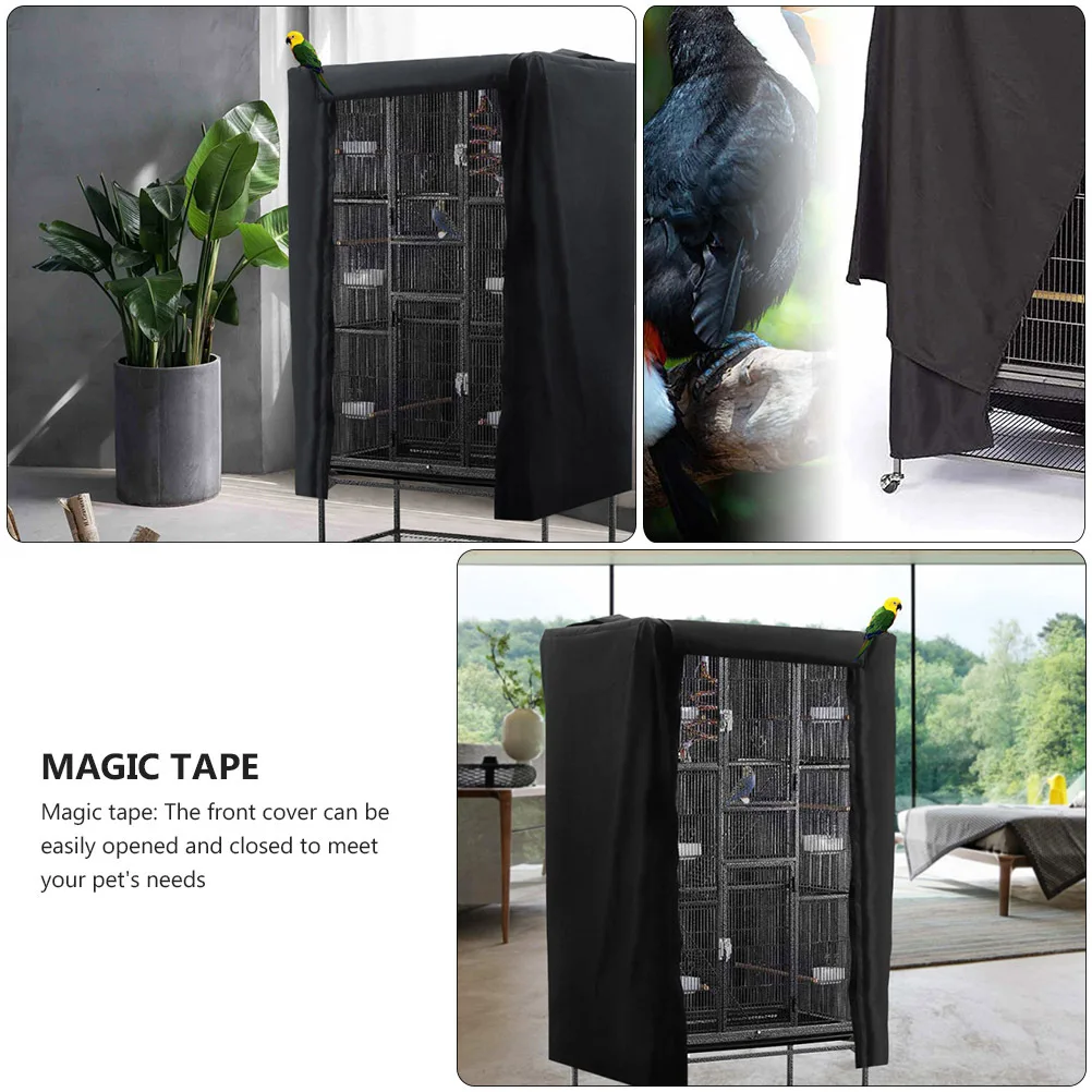 

1Pcs 210D Oxford Cloth Waterproof Birdcage Cover Protective Outdoor Dustproof Sunscreen Easy Open Foldable Cover