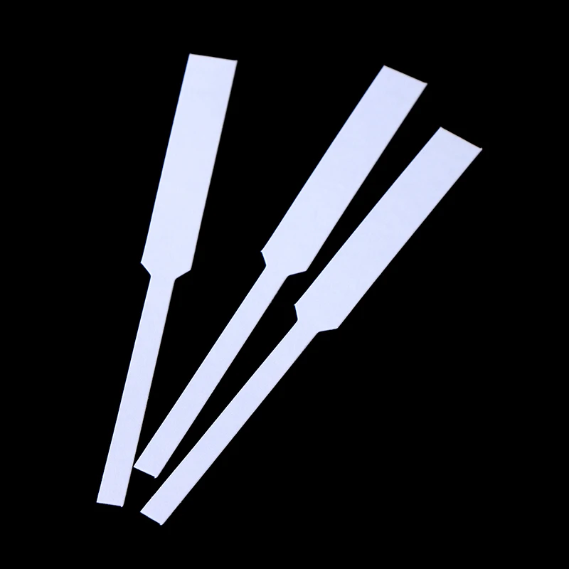 Tiras de papel de prueba de Perfume de 130x12mm, papel de aromaterapia de fragancia portátil, tira de prueba de aceite esencial de Perfume conveniente