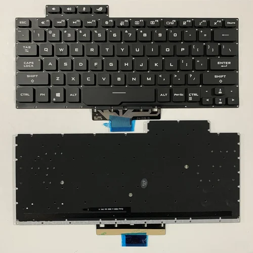 Diseño estadounidense para teclado de ordenador portátil ASUS ROG G14 Zephyrus G14 GA401U/GA401V/GA401/GA401I/GA401M /GA401Q