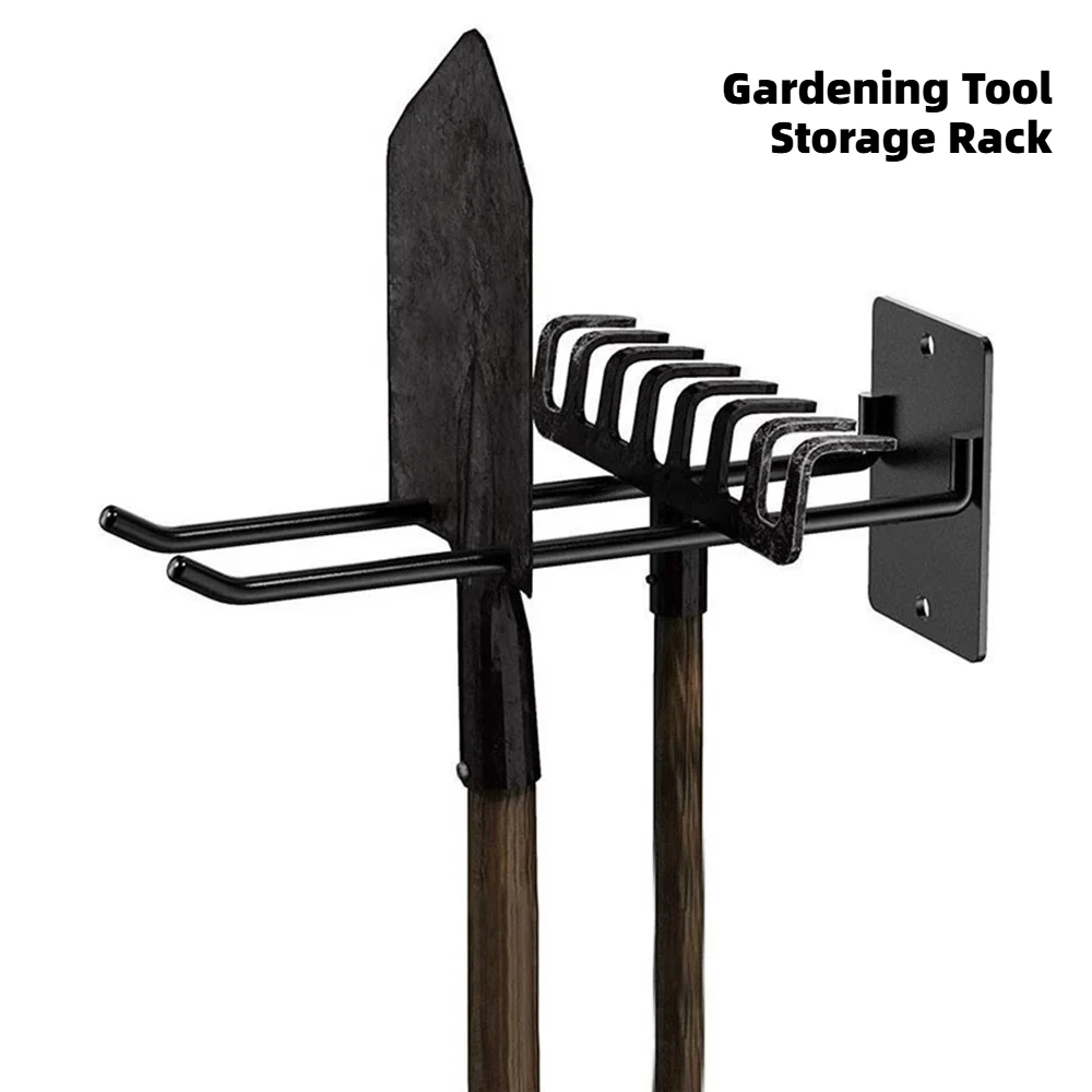 Tool Storage System Hooks Wall Holder Garage Storage Multi-Purposes Garden Tool Organizer For Warehouse Garage Wall Hook