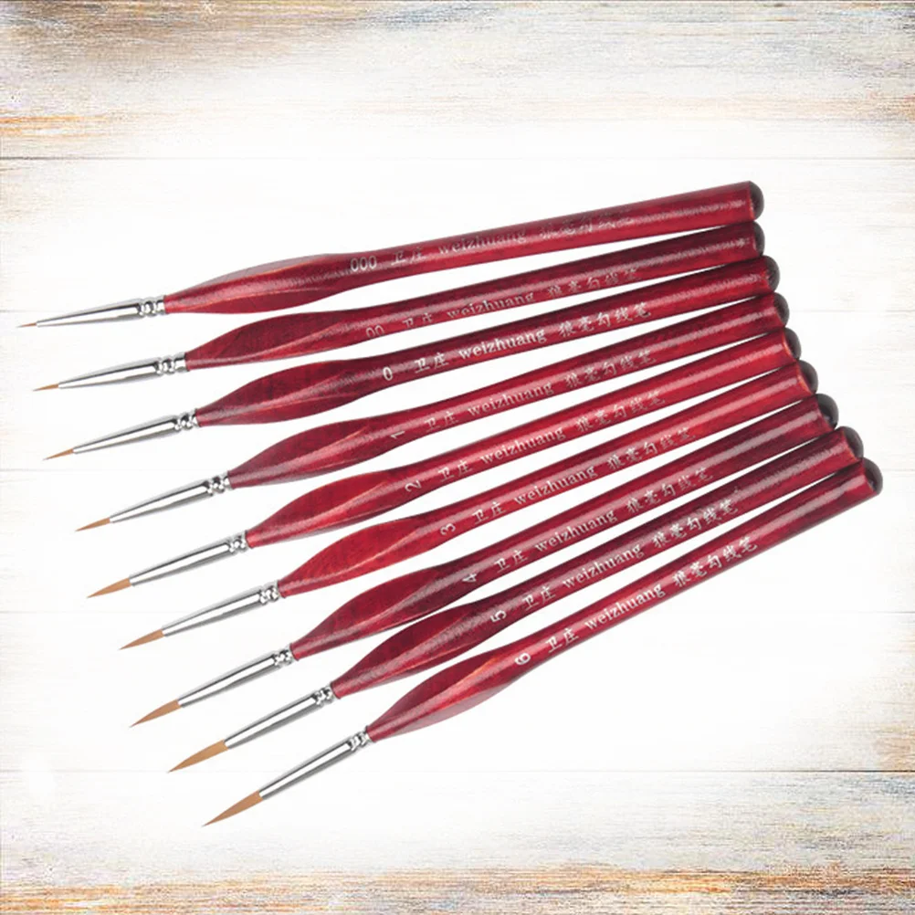 7 قطعة مجموعة أقلام بطانة رفيعة 0.3 مللي متر 0.5 مللي متر 0.8 مللي متر رسم أقلام الرسم لمجلة الفن تلوين كتاب ماركر التوضيح الكتابة الخشب #3