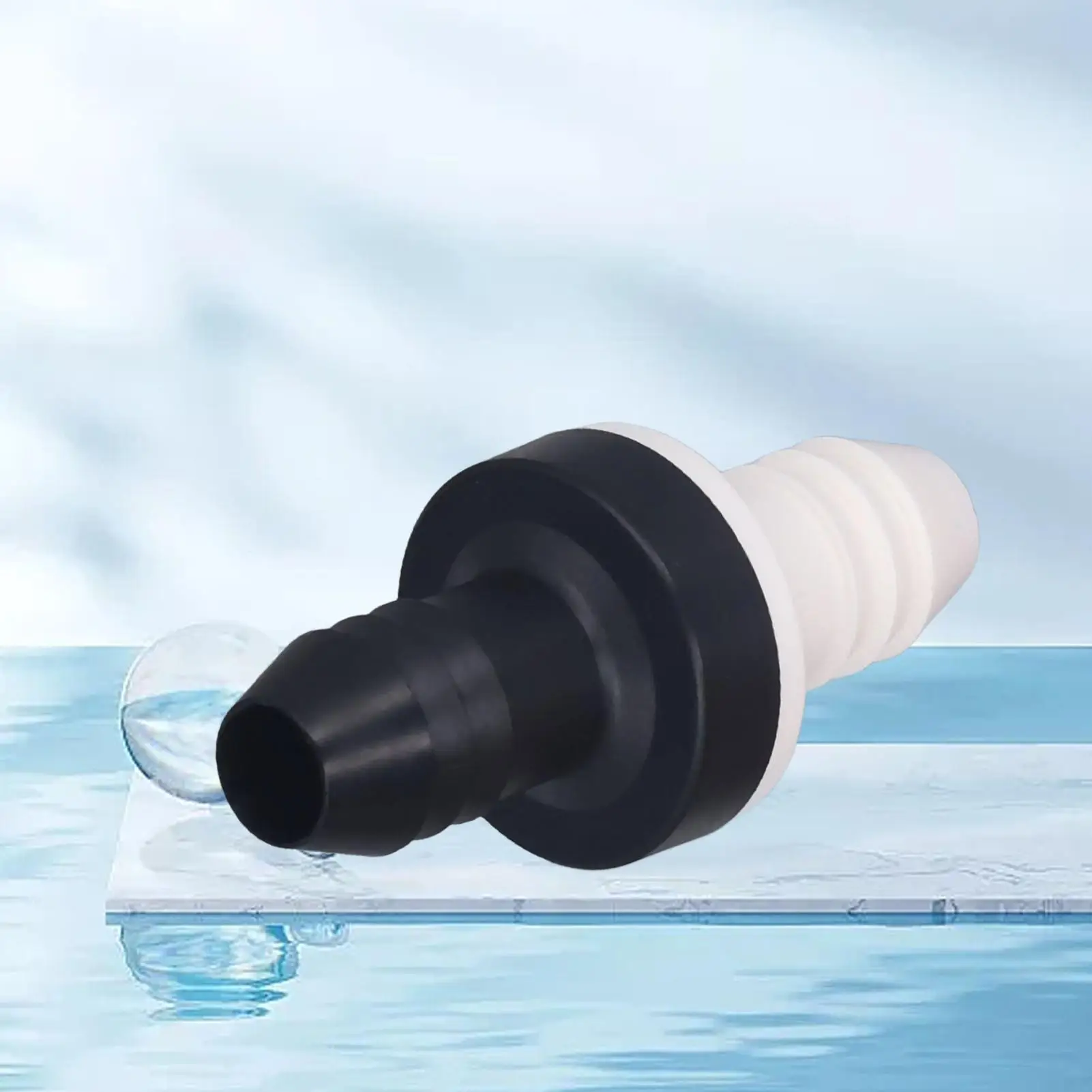 6 Buah Katup Inline Katup Periksa Non Kembali Plastik 3/8 Inci untuk Cairan dan Gas Diameter 10MM