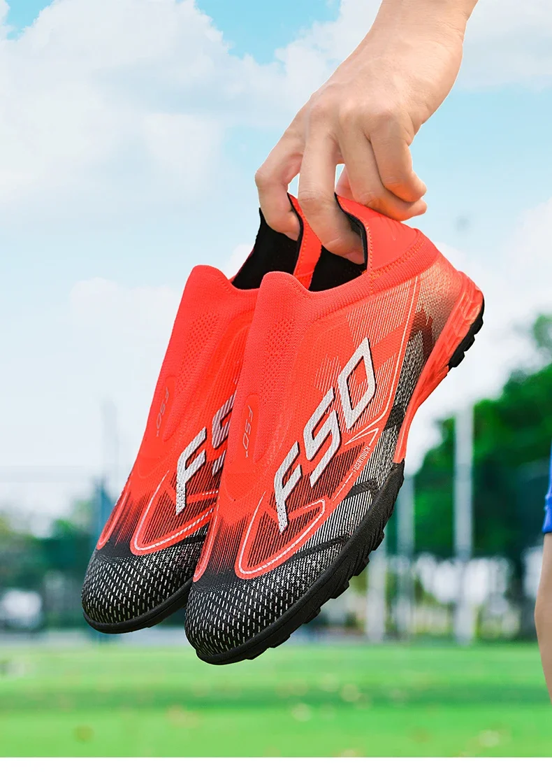 Herren Original Fußballschuhe Hochwertige Atmungsaktive Ultraleichte Profi-Fußballschuhe für Spielfeld und Training – Detail 40