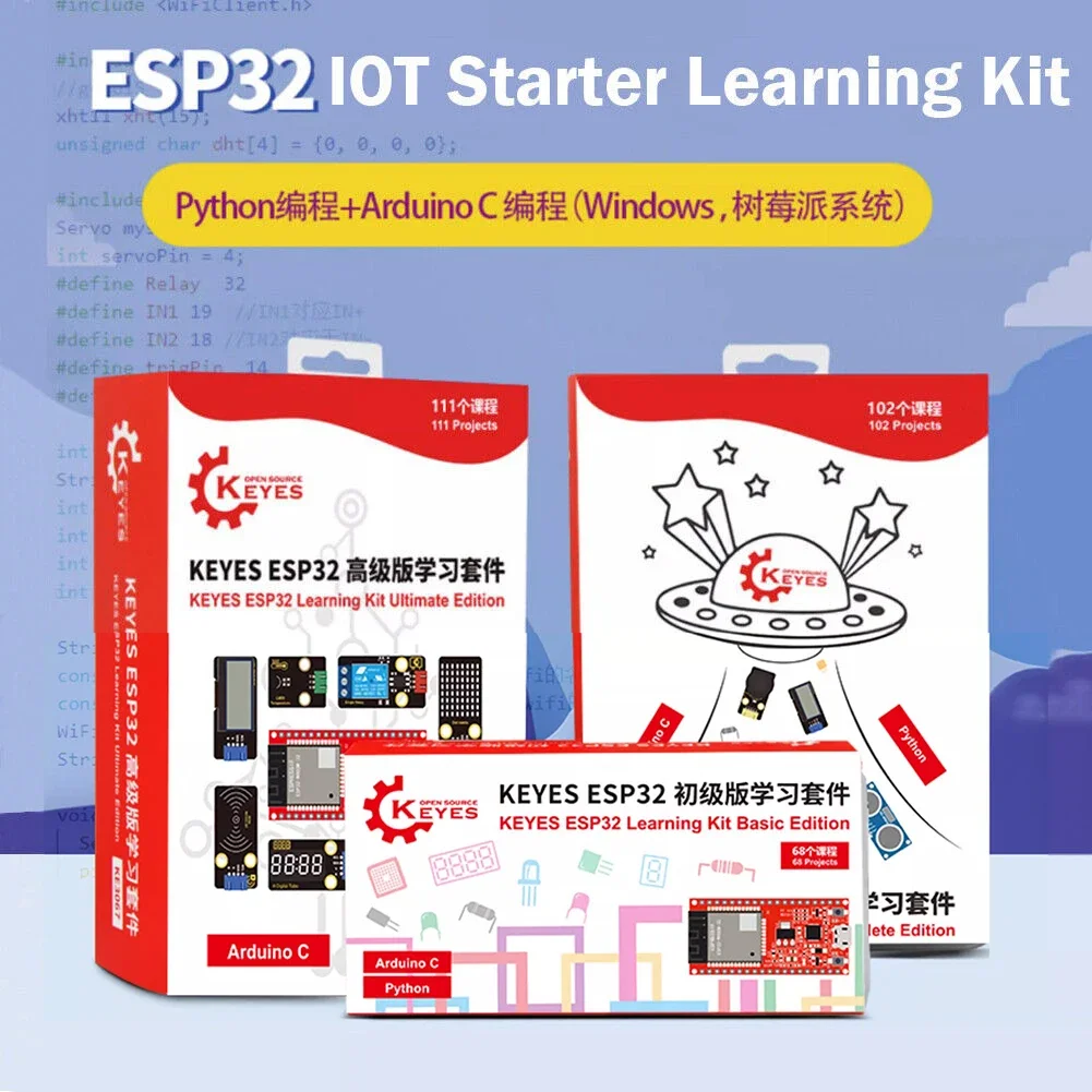 keyestudio-esp32-kit-complet-de-base-pour-l’apprentissage-ultime-des-composants-electroniques-et-des-capteurs-module-pour-arduino-kit-de-demarrage-essentiel-python
