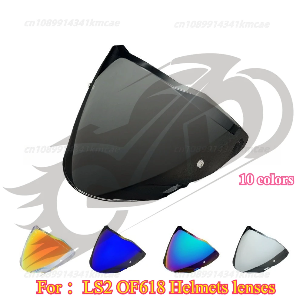 

For LS2 OF618 Helmet Lens for OF618 VERSO 2 High Definition UV Protection Day and Night Helmet Lens capacete visor casque moto
