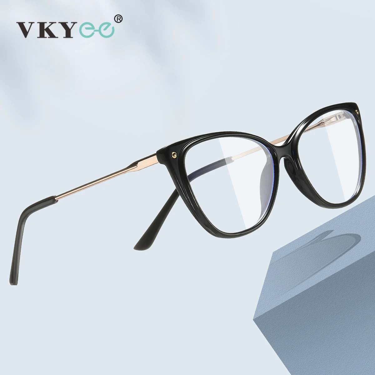 VICKY New Simple Butterfly Frame Personalized Design Women's Reading Anti-Blue Light Glasses Customizable Prescription 87008