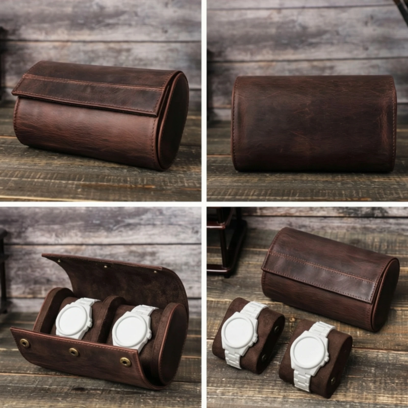 Watch Roll Padded Watch Case Portable Long-Lasting for Travelers