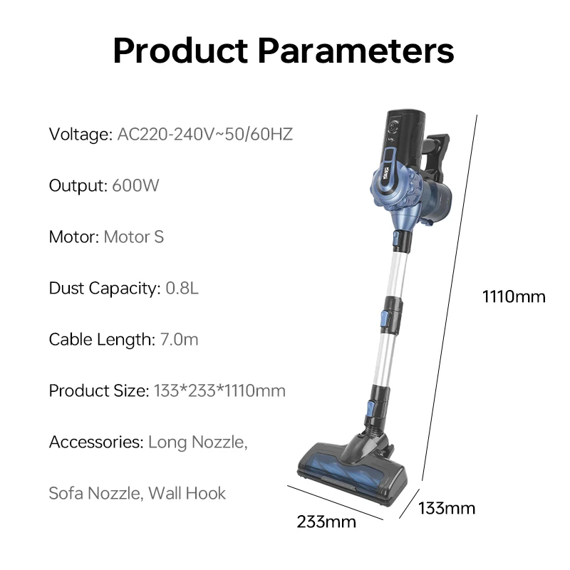 Handheld Light Carpet Cleaner, One-Touch Cleaning Container with Indicator Light for Hard Floor Carpet Hair Car Cleaning