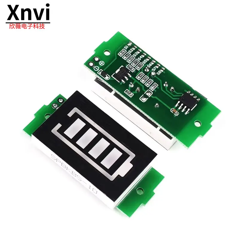 1-8SSingle 3.7 فولت بطارية ليثيوم قدرة مؤشر وحدة 4.2 فولت عرض مركبة كهربية بطارية اختبار الطاقة ليثيوم أيون #1