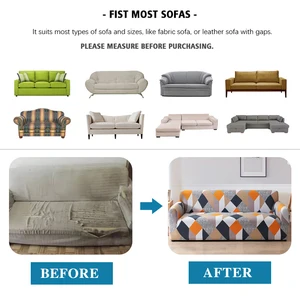 Coolazy تمتد منقوشة أريكة غطاء أريكة مرنة أغطية لأريكة غرفة المعيشة حبال أريكة غطاء كرسي ديكور المنزل 1/2/3/4 مقاعد 10 طقم غطاء أريكة رئيسي للمبيعات 2 و 3 مقاعد - رقم 9